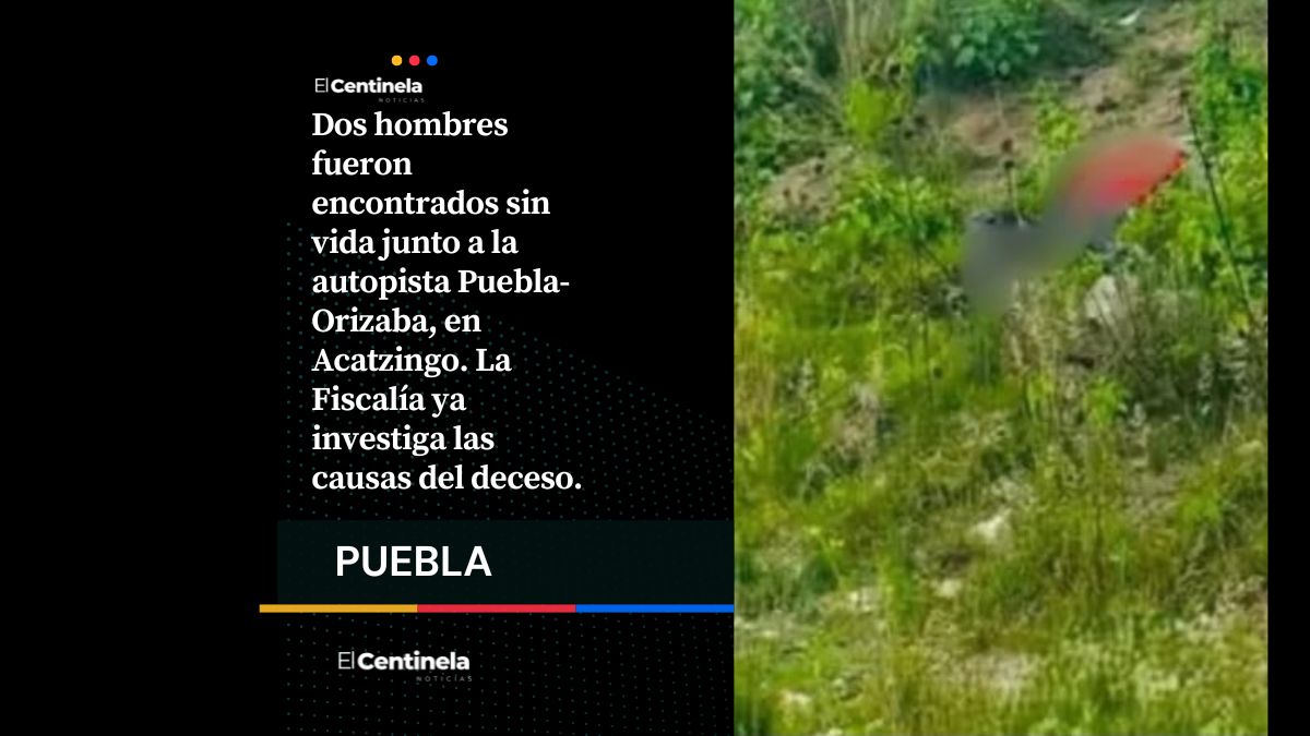 Abandonan dos cadáveres con huellas de violencia en la autopista Puebla-Orizaba