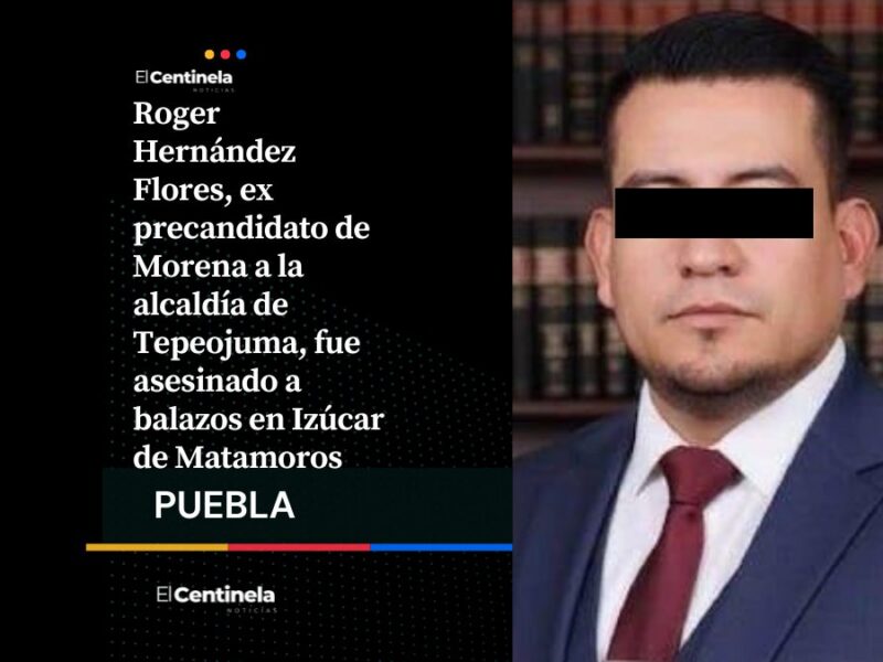 Ejecutan a sangre fría a Roger Hernández Flores, ex aspirante de Morena a la alcaldía de Tepeojuma
