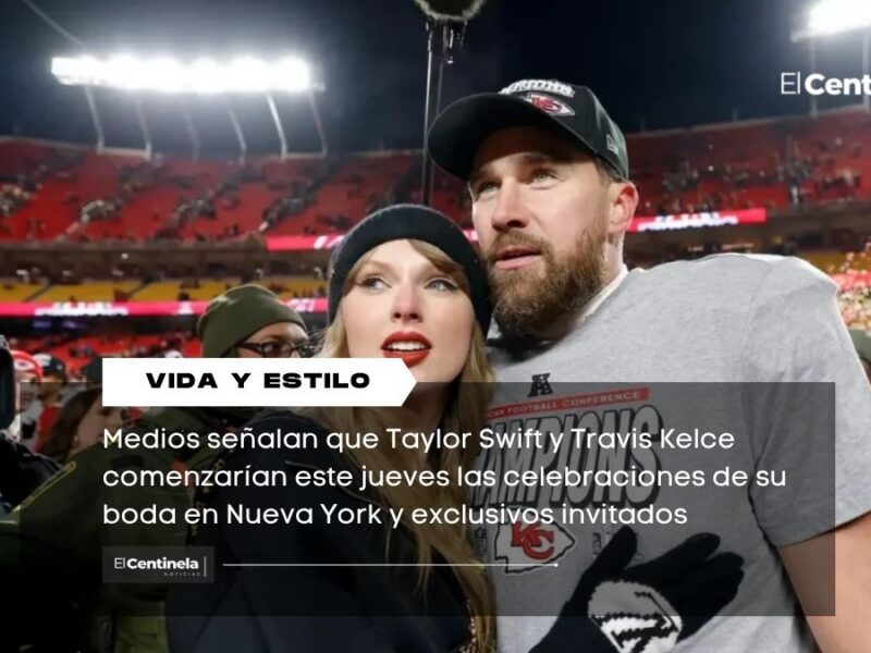Taylor Swift y Travis Kelce: reportes aseguran que hoy iniciarían los festejos de su boda en Nueva York