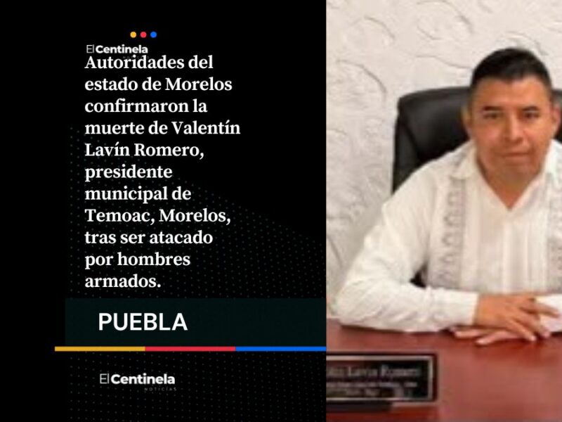 Asesinan a Valentín Lavín, presidente municipal de Temoac, Morelos