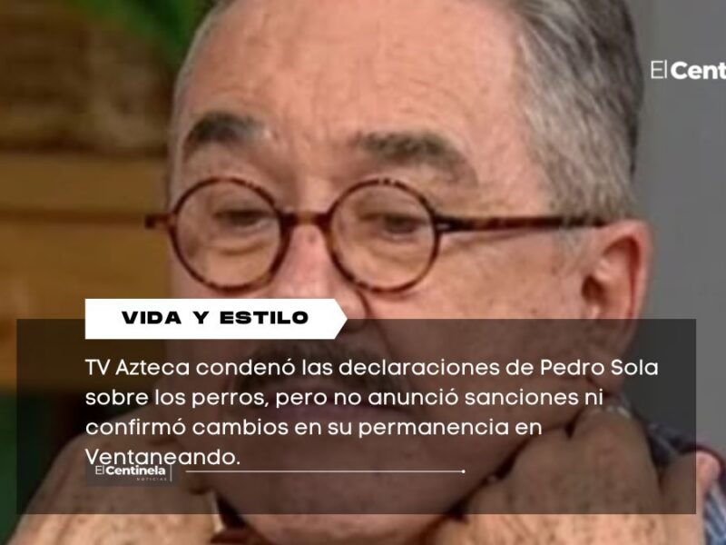TV Azteca asegura que es aliado de los animales, pero no corre a Pedrito Sola tras fuerte comentario