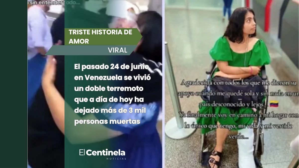 Influencer mexicana viaja a Venezuela para conocer a su novio y este muere cinco horas después a causa del doble terremoto