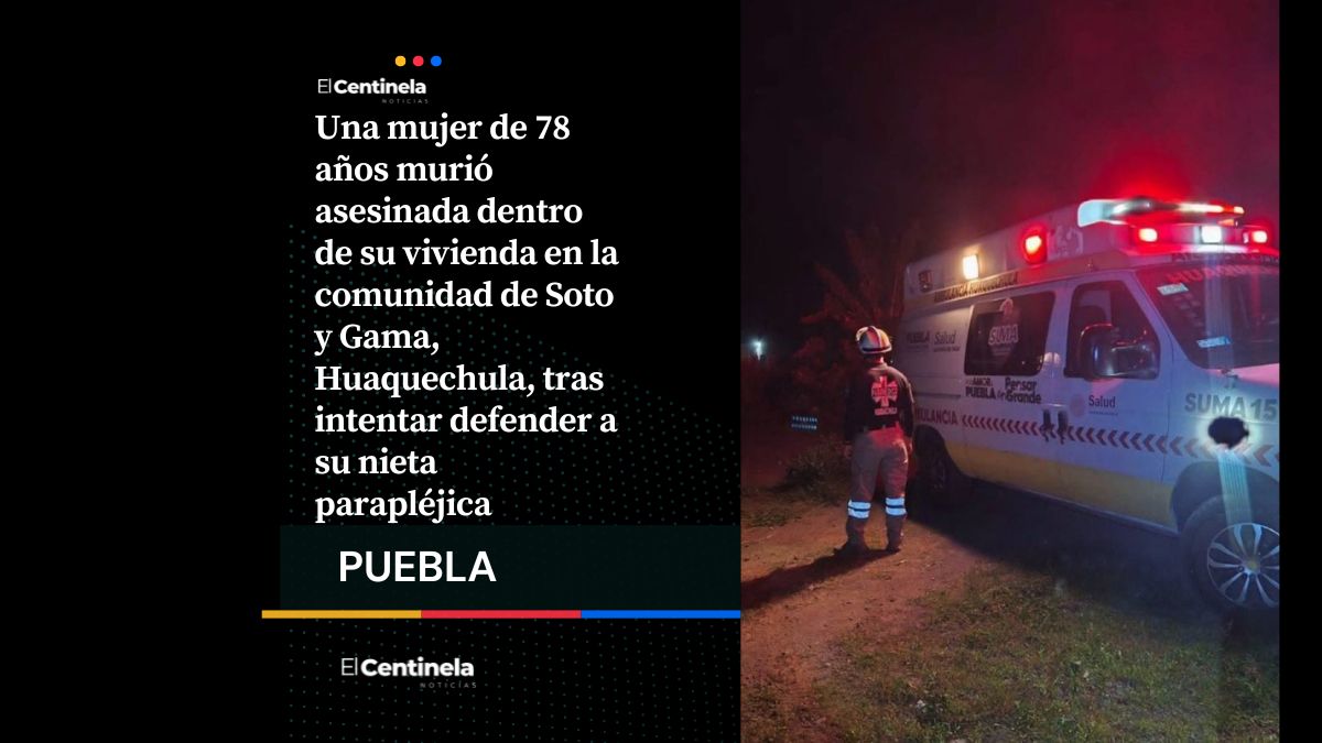 Abuelita de 78 años muere al defender a su nieta parapléjica de agresión sexual en Huaquechula