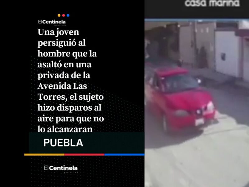 Mujer persigue a ladrón tras asalto en Avenida Las Torres, delincuente dispara para escapar
