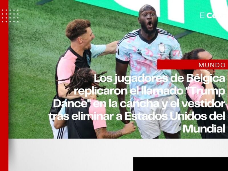 Bélgica celebra triunfo sobre Estados Unidos con polémico baile de Donald Trump
