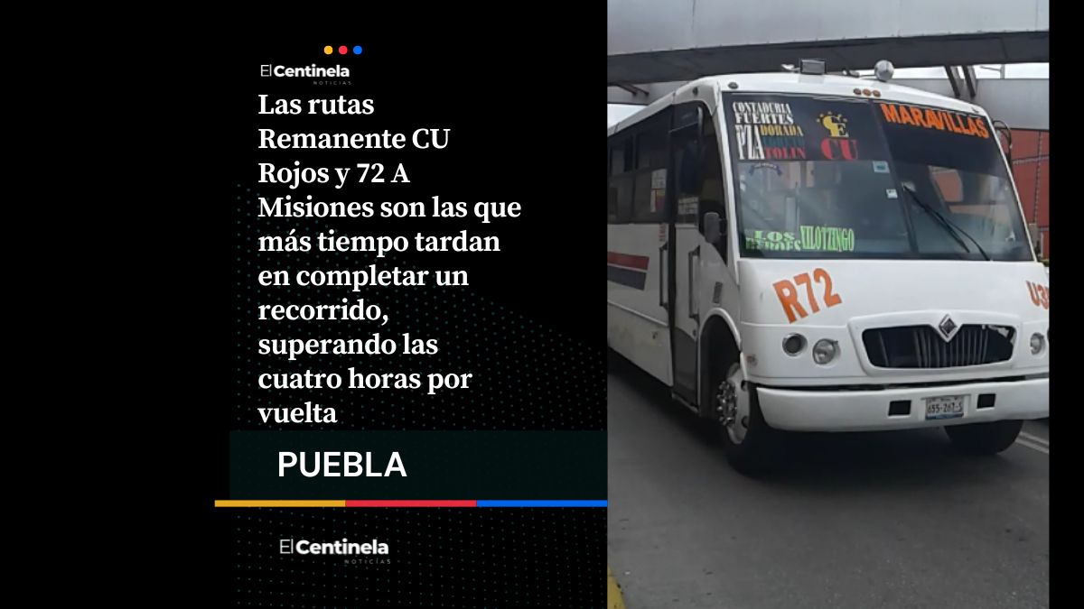 Rutas CU Rojos y 72 A Misiones tardan más de cuatro horas en completar un recorrido