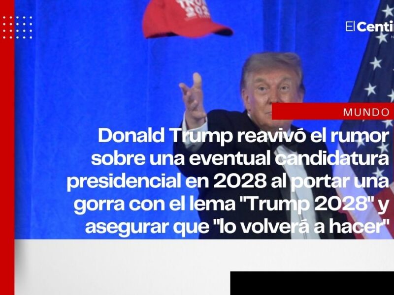 ¿Donald Trump puede buscar la reelección en 2028? Esto dijo el presidente de Estados Unidos