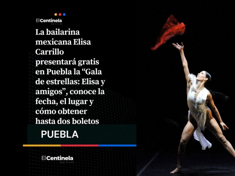 La estrella Elisa Carrillo dará función gratis en Puebla: fecha, sede y cómo conseguir boletos