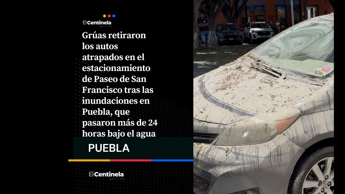Retiran autos inundados de Paseo de San Francisco, pérdida total tras torrencial tormenta