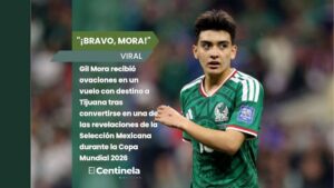Gil Mora recibe ovación en un avión tras su destacado debut con México en el Mundial