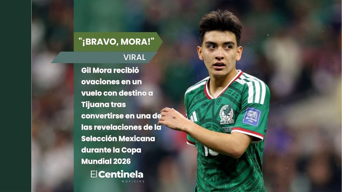 Gil Mora recibe ovación en un avión tras su destacado debut con México en el Mundial