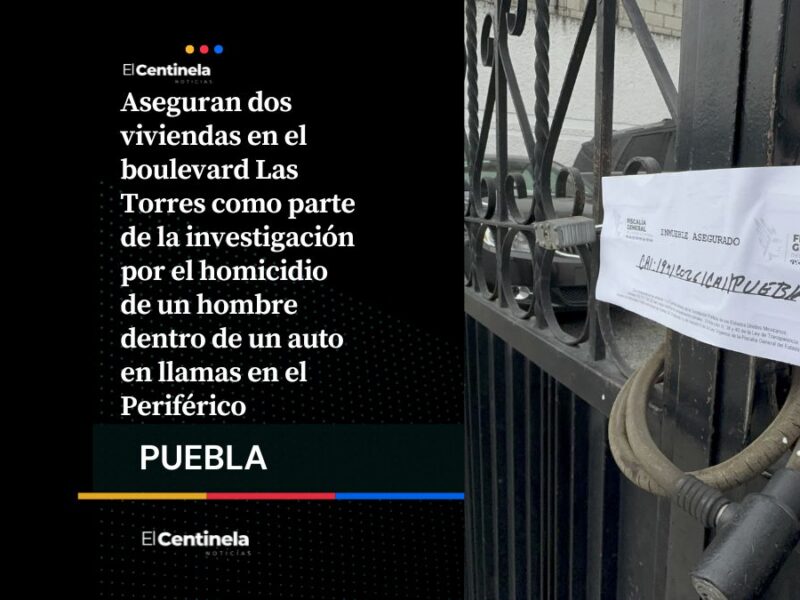 Confiscan dos inmuebles en Las Torres relacionados al hombre calcinado en Periférico