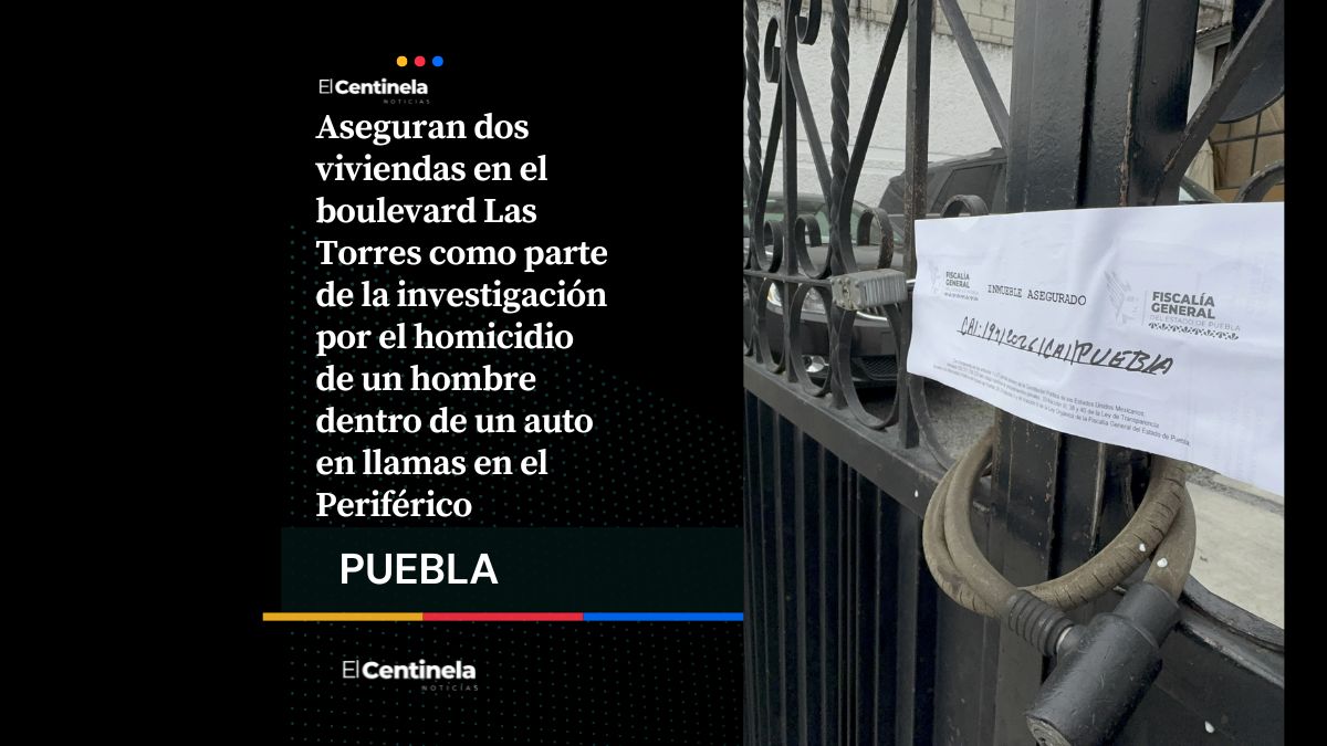 Confiscan dos inmuebles en Las Torres relacionados al hombre calcinado en Periférico