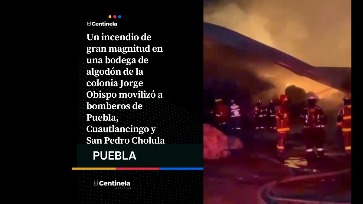 Incendio consume bodega en la colonia Jorge Obispo, más de cinco horas combatiendo el fuego
