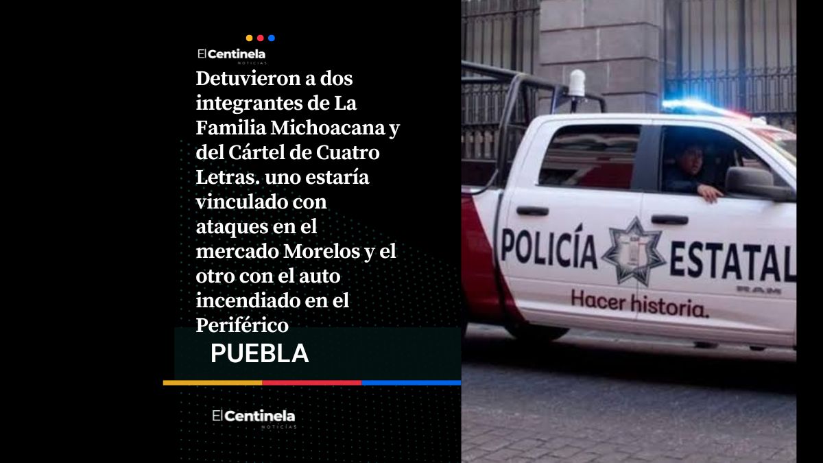 Capturan en Puebla a presuntos integrantes de La Familia Michoacana durante operativo