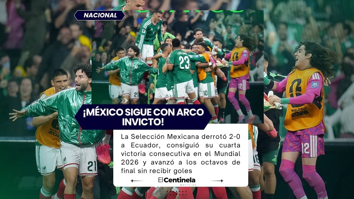 México imparable en el Mundial: derrota a Ecuador, avanza a octavos de final y se mantiene invicto