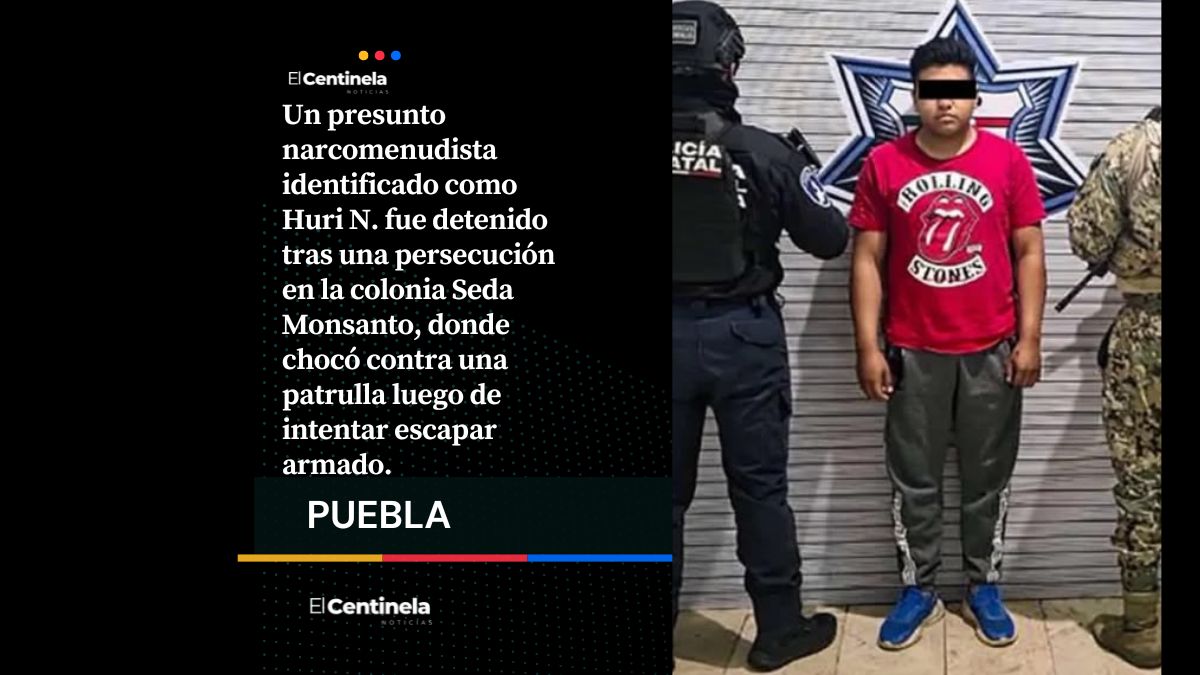 Persecución en Seda Monsanto termina con patrulla chocada y un narcomenudista detenido