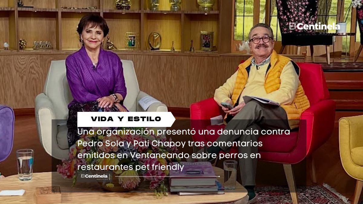 Presentan denuncia en Fiscalía contra Pedro Sola y Pati Chapoy por comentarios sobre perros