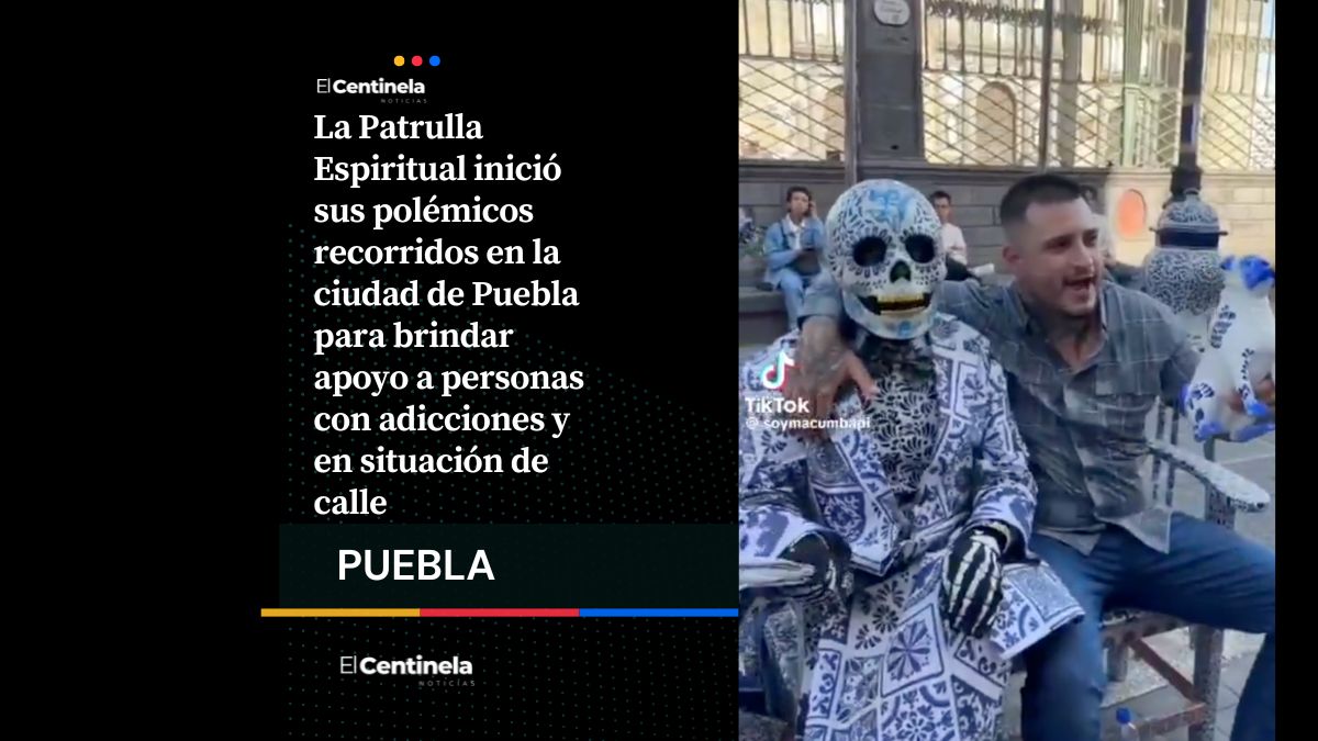 La Patrulla Espiritual llega a Puebla, recorrerá la capital para apoyar a personas con adicciones