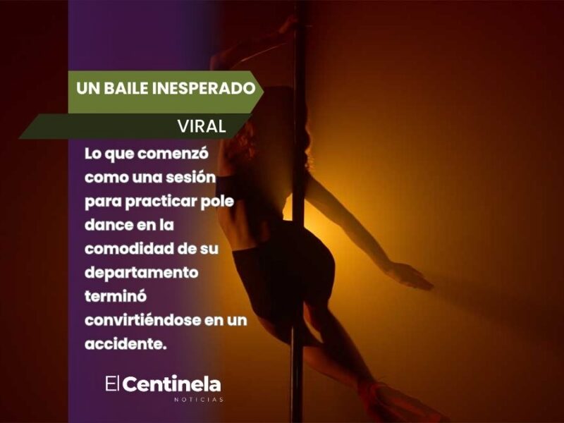 VIDEO: chica practica “pole dance” y termina inundando su departamento