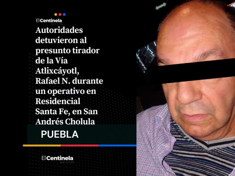 Por fin cayó Rafael N, el tirador de la Atlixcáyotl, en Residencial Santa Fe