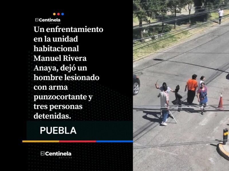 Sangrienta riña en la Rivera Anaya deja un hombre apuñalado y tres detenidos
