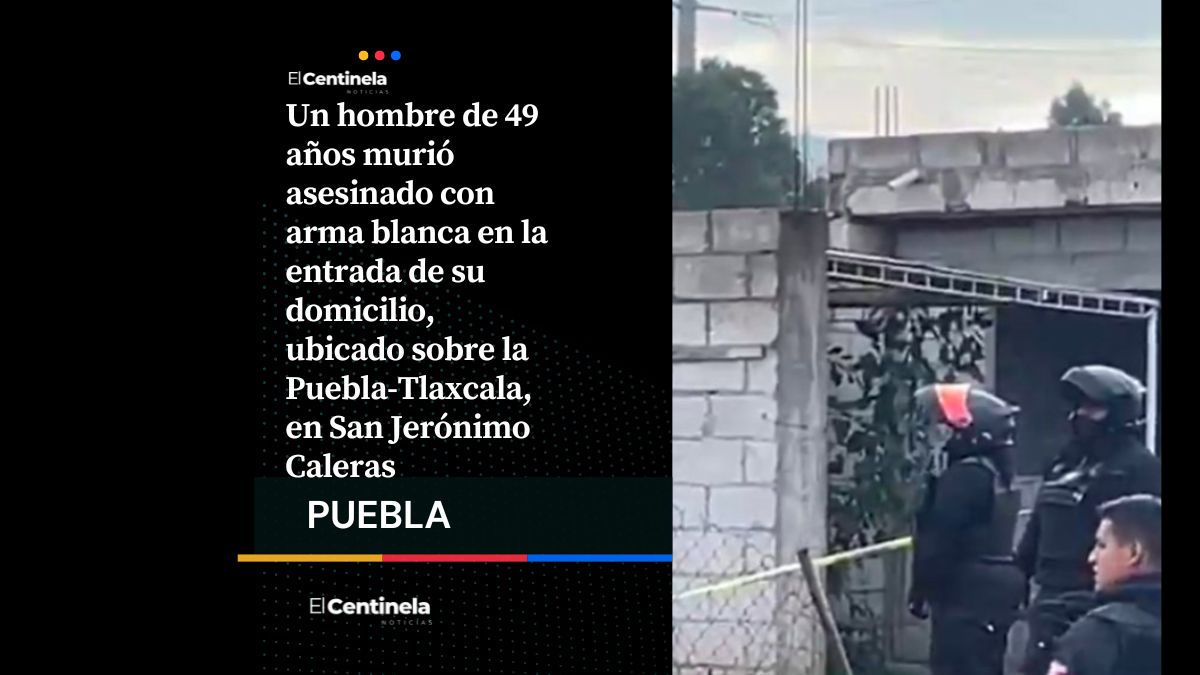 Asesinan a hombre en la puerta de su casa en San Jerónimo Caleras, investigan posible robo