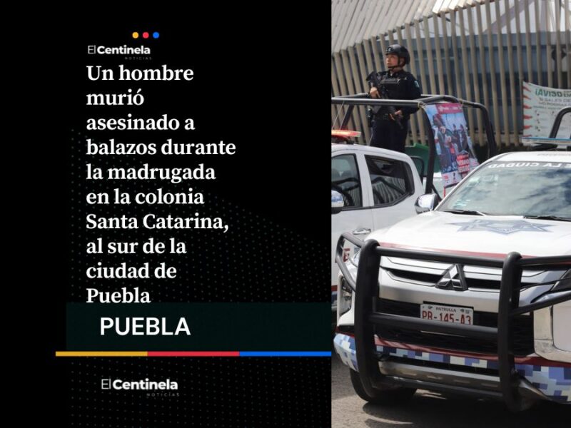 Asesinan a balazos a un hombre en la colonia Santa Catarina