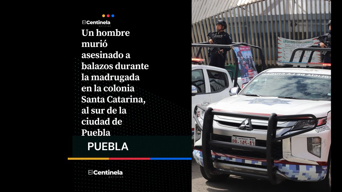 Asesinan a balazos a un hombre en la colonia Santa Catarina