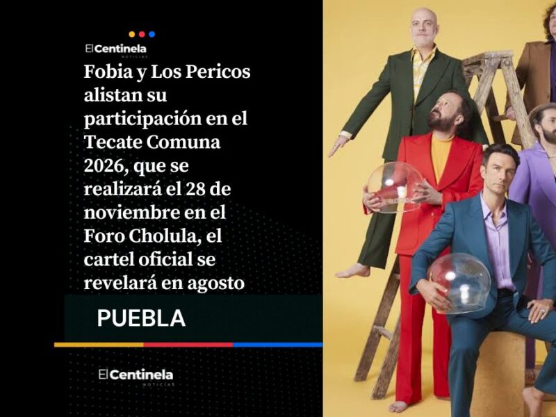 Fobia y Los Pericos son las primeras bandas confirmadas para el Tecate Comuna 2026