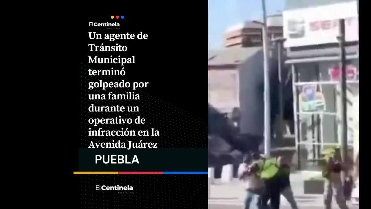 Agreden a policías de Tránsito en la Avenida Juárez durante presunta infracción