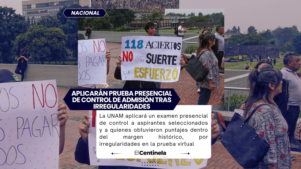 Examen UNAM 2026: aplicarán prueba presencial de control de admisión tras irregularidades