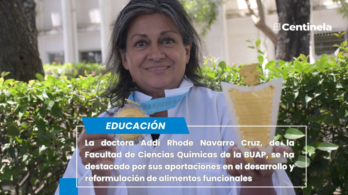 Addí Rhode Navarro Cruz, investigadora de la BUAP, recibe Galardón a la Excelencia Educativa de OIICE
