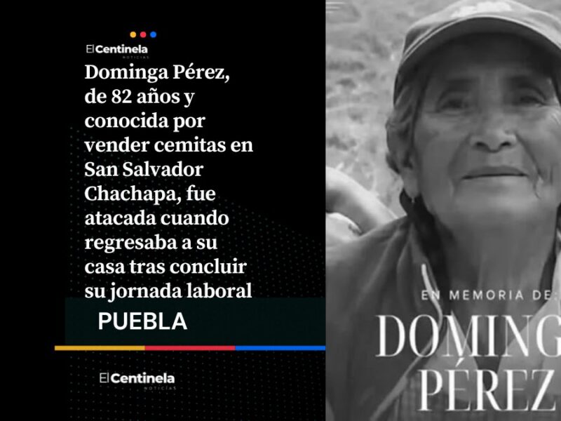 Matan a pedradas a abuelita vendedora de cemitas para robarle 90 pesos en Amozoc