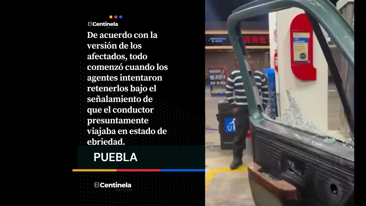 “¡Unos policías nos están disparando!”: pareja sufre ataque en Vía Atlixcáyotl