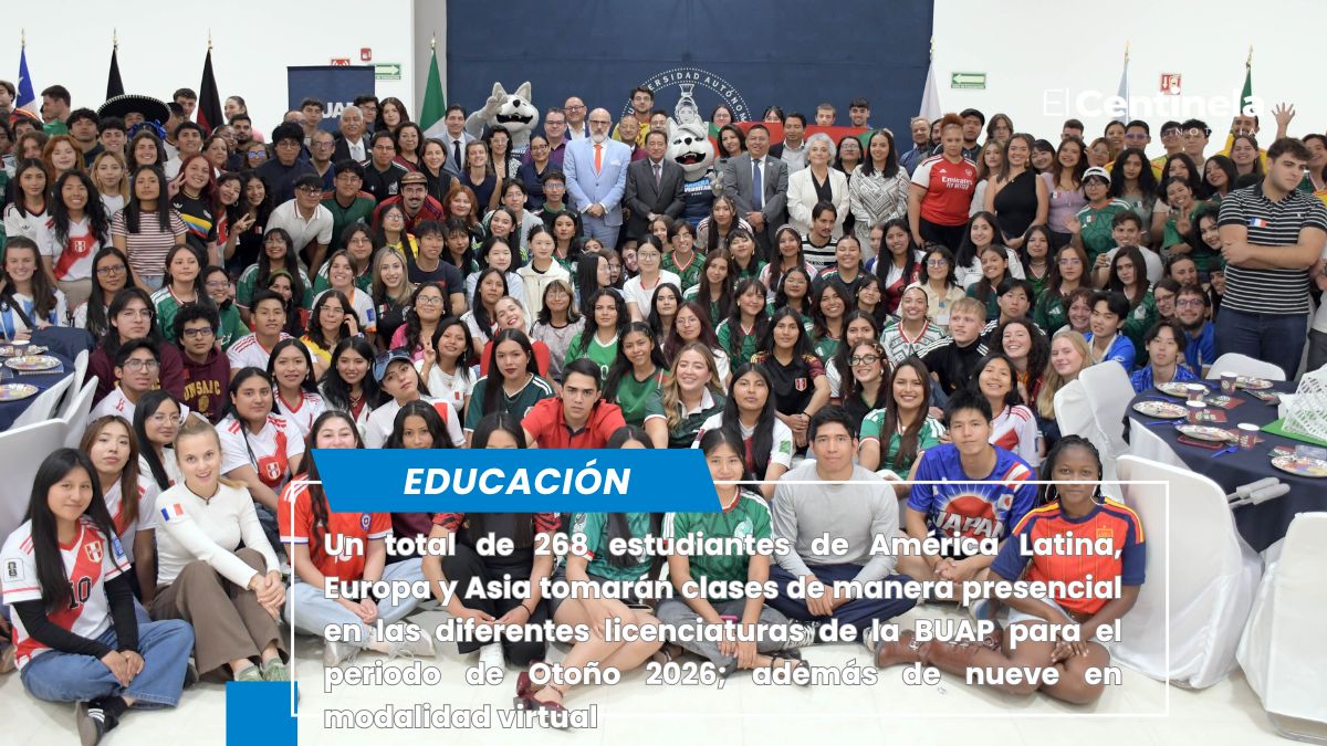 Recibe BUAP a 268 estudiantes de movilidad en Otoño 2026