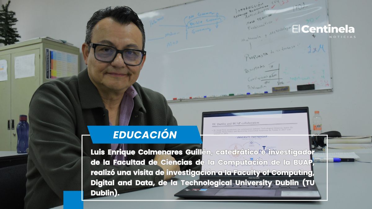 Realiza académico BUAP visita de investigación en Universidad de Irlanda