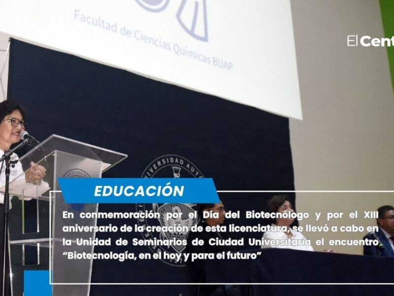 Dicta conferencia Rectora Lilia Cedillo en conmemoración del XIII aniversario de la Licenciatura en Biotecnología