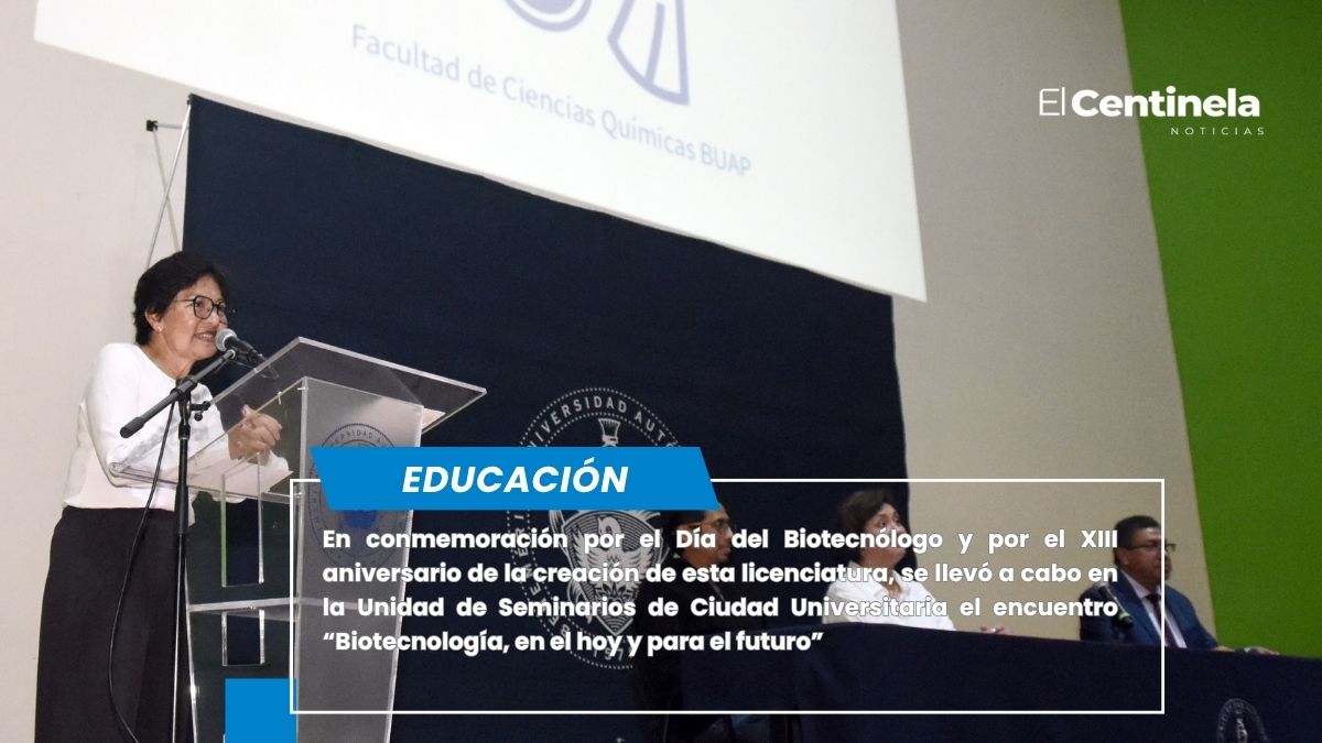 Dicta conferencia Rectora Lilia Cedillo en conmemoración del XIII aniversario de la Licenciatura en Biotecnología