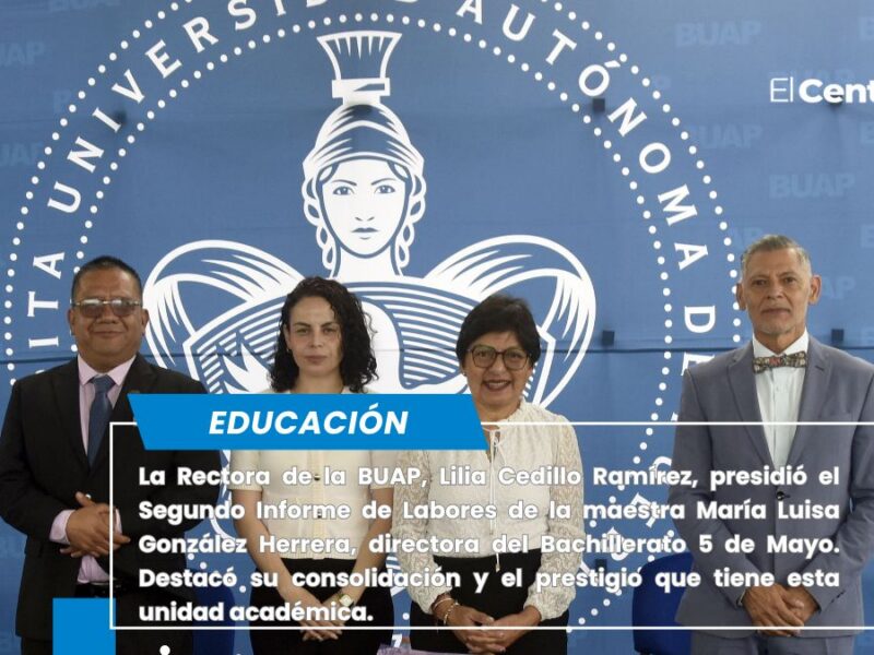 Bachillerato 5 de Mayo, referente en educación media superior