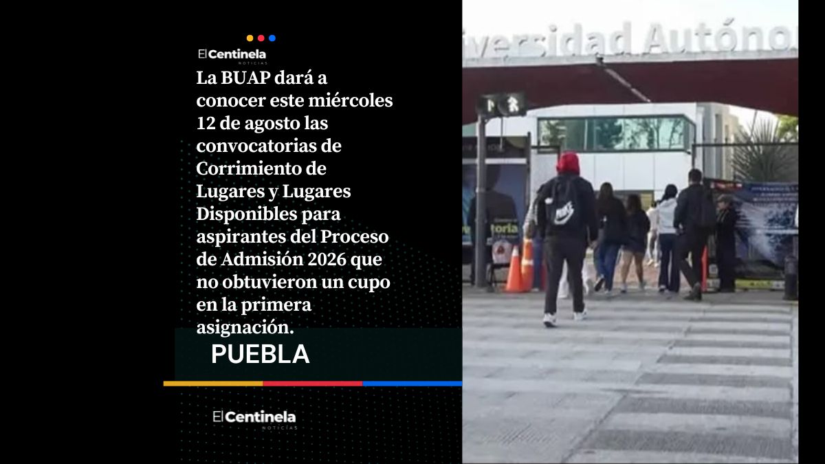Atención aspirantes: BUAP publicará este miércoles convocatorias para lugares disponibles