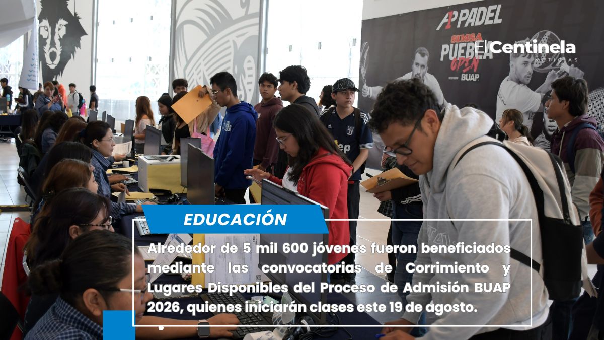 Beneficia BUAP a más de 5 mil jóvenes con las convocatorias de Corrimiento y Lugares Disponibles