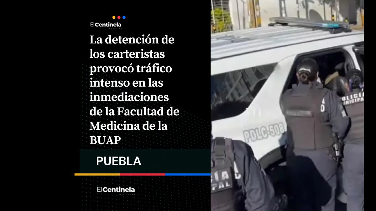 Cayeron los carteristas: detienen a banda de siete tras operativo frente a Medicina BUAP
