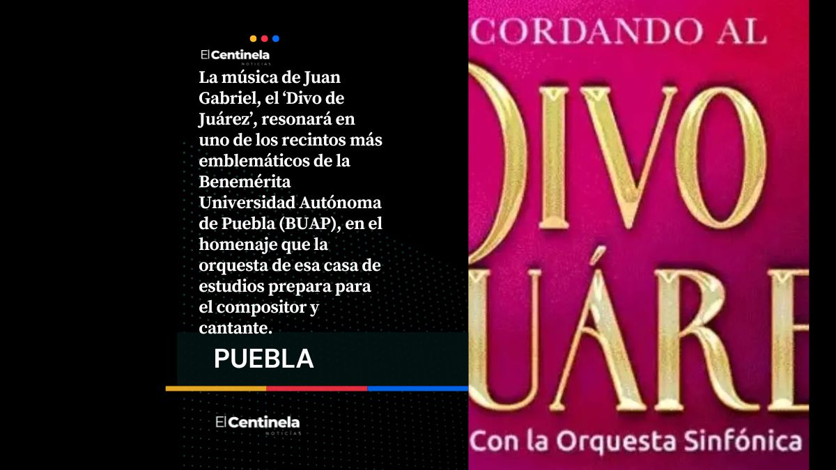 Orquesta BUAP rendirá homenaje a Juan Gabriel en Puebla: boletos desde 264 pesos