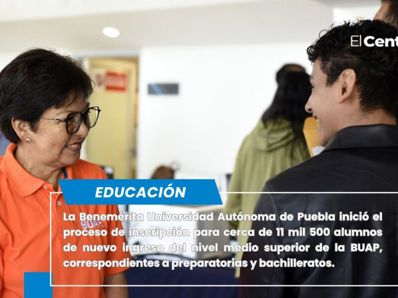 Inicia BUAP proceso de inscripción del nivel medio superior