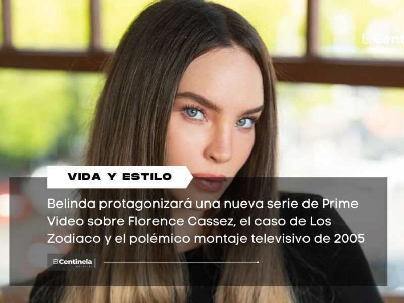 Belinda interpretará a Florence Cassez en nueva serie de Prime Video