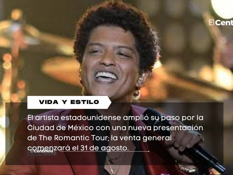 Bruno Mars anuncia QUINTA fecha en CdMx: ¿Cuándo inicia la venta de boletos para su concierto en Estadio GNP Seguros?