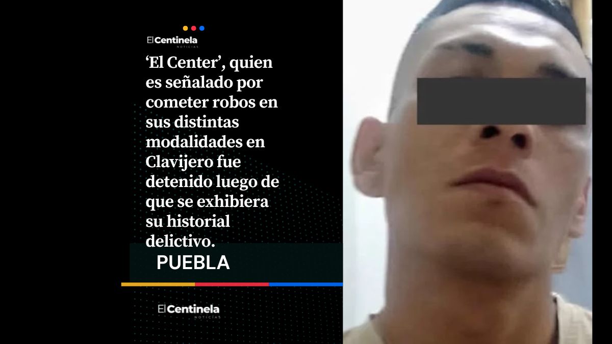 Cayó el terror de Clavijero: detienen a El Center, presunto extorsionador y asaltante