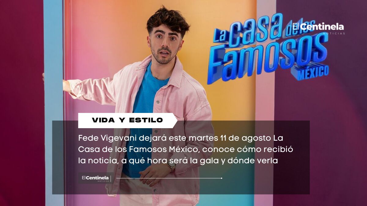 Fede Vigevani sale HOY de La Casa de los Famosos México 4: hora y dónde ver su despedida