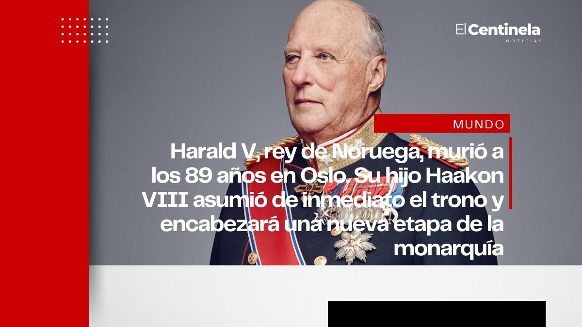 Muere Harald V, rey de Noruega, a los 89 años, Haakon VIII asume el trono